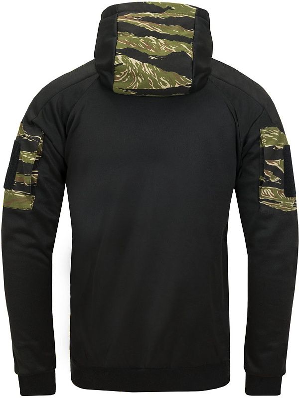 HELIKON Mikina s kapucňou ROGUE - čierna / čierny multicam (BL-RHF-PO-010CA)