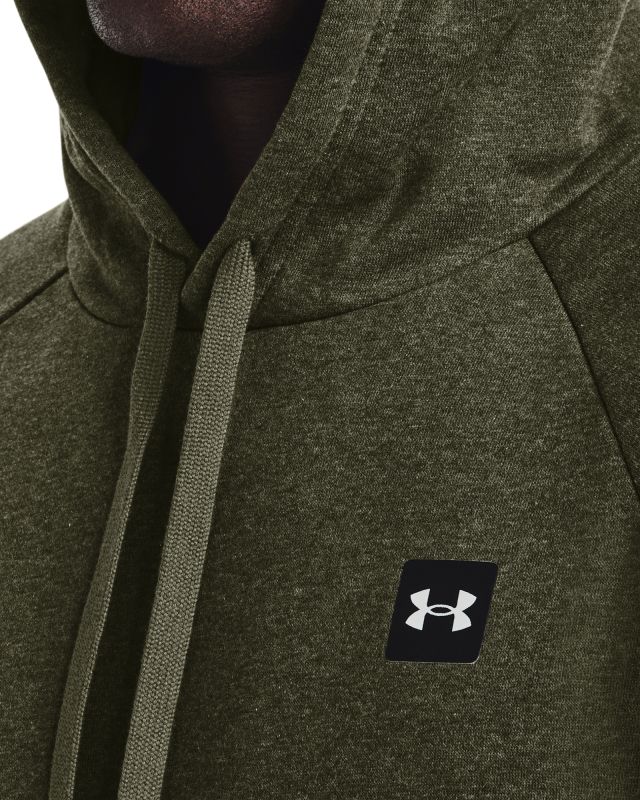 UNDER ARMOUR Mikina Rival Fleece Hoodie - zelená (1357092-390)