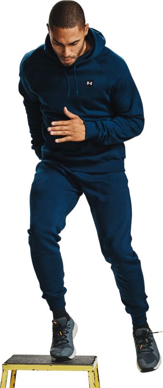 UNDER ARMOUR Mikina Rival Fleece Hoodie - modrá (1357092-408)