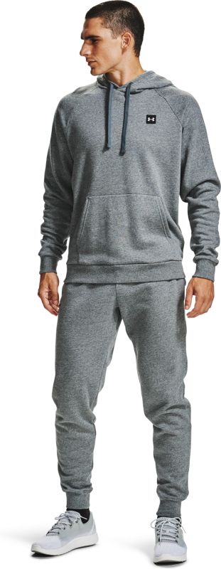 UNDER ARMOUR Mikina Rival Fleece Hoodie - šedá (1357092-012)