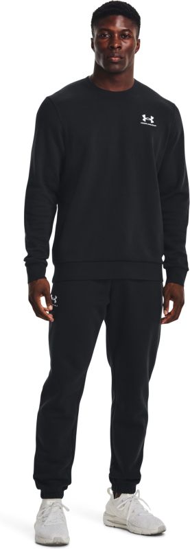 UNDER ARMOUR Mikina Essential Fleece Crew - čierna (1374250-001)