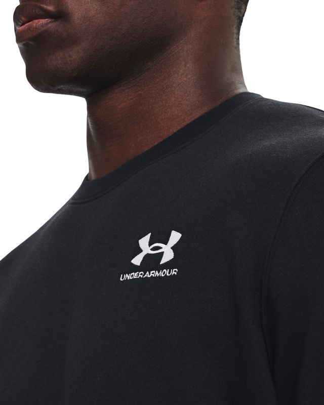 UNDER ARMOUR Mikina Essential Fleece Crew - čierna (1374250-001)