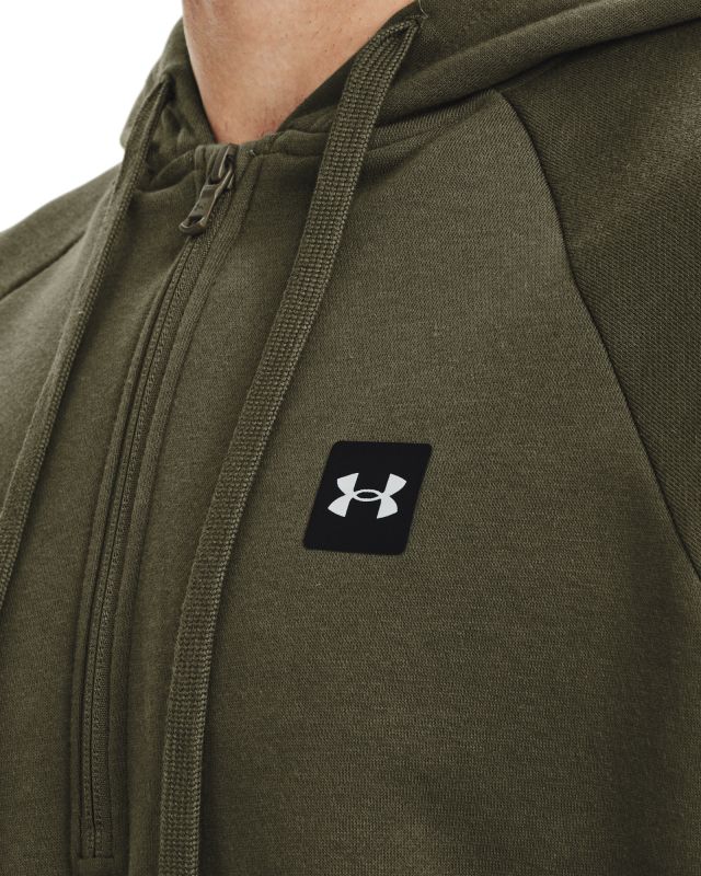 UNDER ARMOUR Mikina Rival Fleece 1/2 Zip HD - zelená (1373371-390)