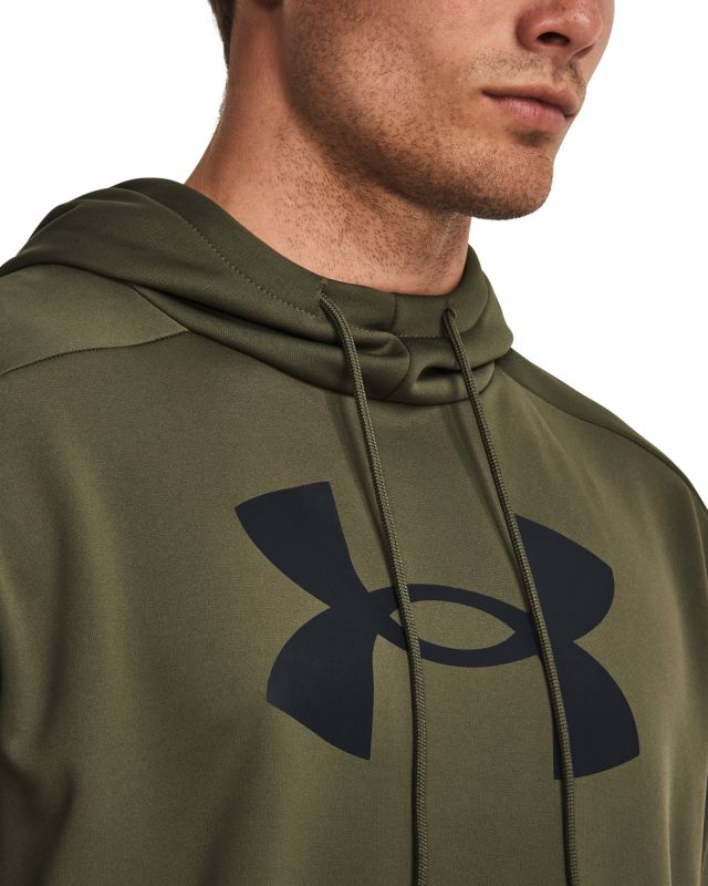 UNDER ARMOUR Mikina Armour Fleece Big Logo - marine OD green / black (1379743-390)