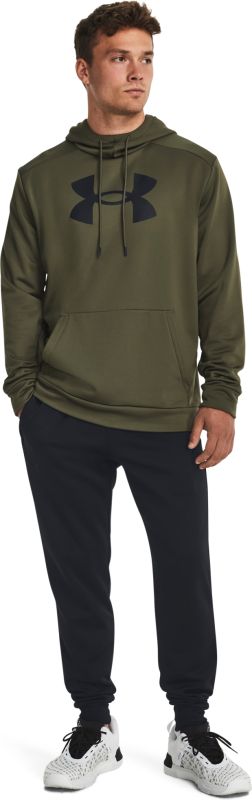 UNDER ARMOUR Mikina Armour Fleece Big Logo - marine OD green / black (1379743-390)