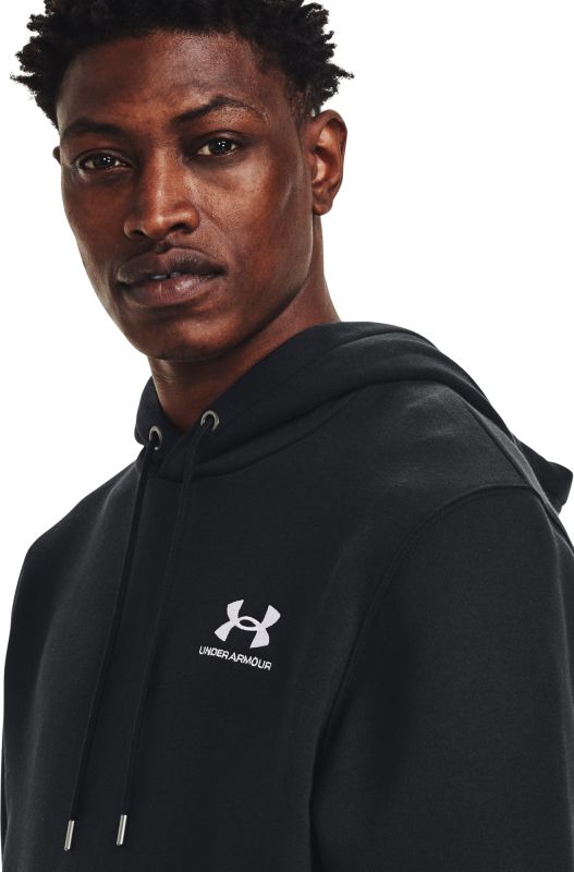 UNDER ARMOUR Mikina Essential Fleece Hoodie - čierna (1373880-001)