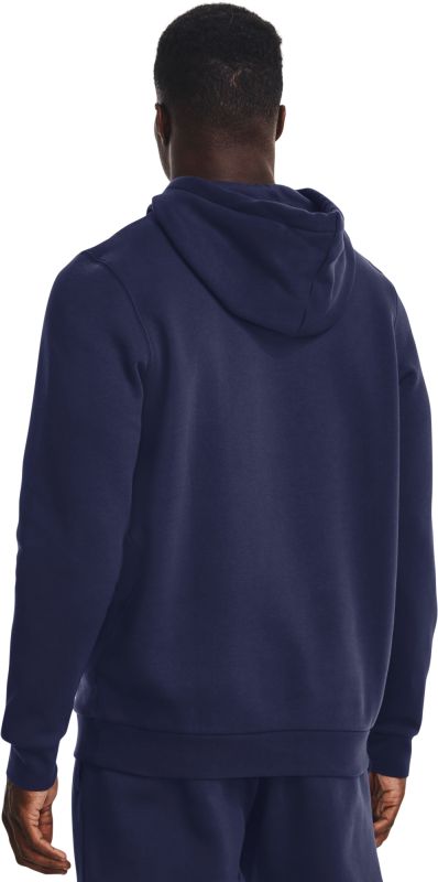 UNDER ARMOUR Mikina Essential Fleece Hoodie - navy (1373880-410)