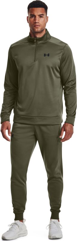 UNDER ARMOUR Mikina Armour Fleece 1/4 Zip - zelená (1373358-390)