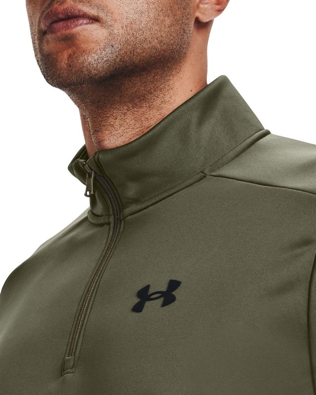 UNDER ARMOUR Mikina Armour Fleece 1/4 Zip - zelená (1373358-390)