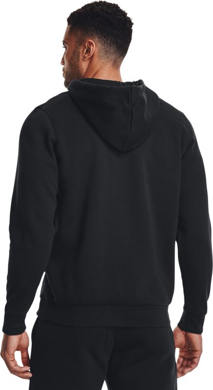 UNDER ARMOUR Mikina Essential Fleece FZ Hood - čierna (1373881-001)
