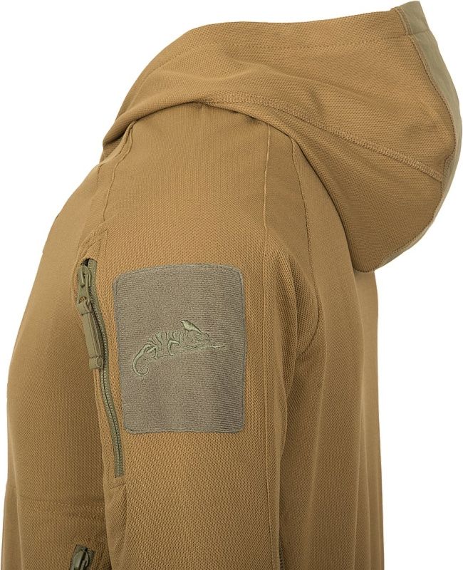 HELIKON Mikina s kapucňou RANGE HOODIE - TopCool - coyote / adaptive green (BL-BRH-TC-1112A)