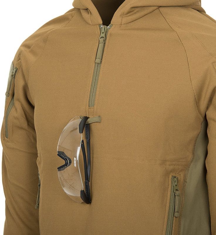 HELIKON Mikina s kapucňou RANGE HOODIE - TopCool - šedá / čierna (BL-BRH-TC-3501A)