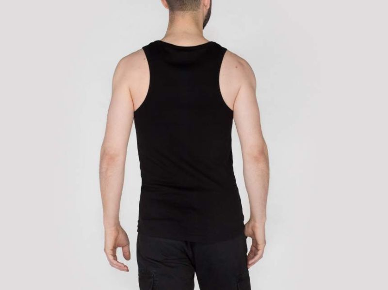 ALPHA INDUSTRIES Tielko Fade Out Tank - čierne (176541/03)