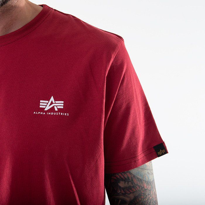 ALPHA INDUSTRIES Tričko BASIC T Small Logo - RBF red (188505/523)