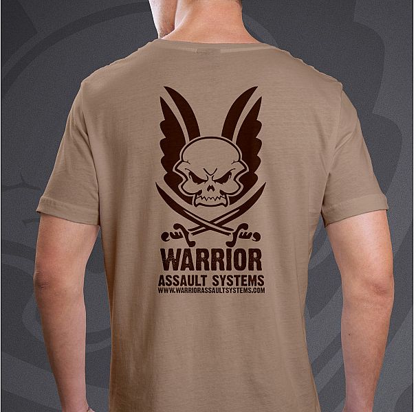 WARRIOR Tričko Vintage - tan (W-TSHIRT-T)