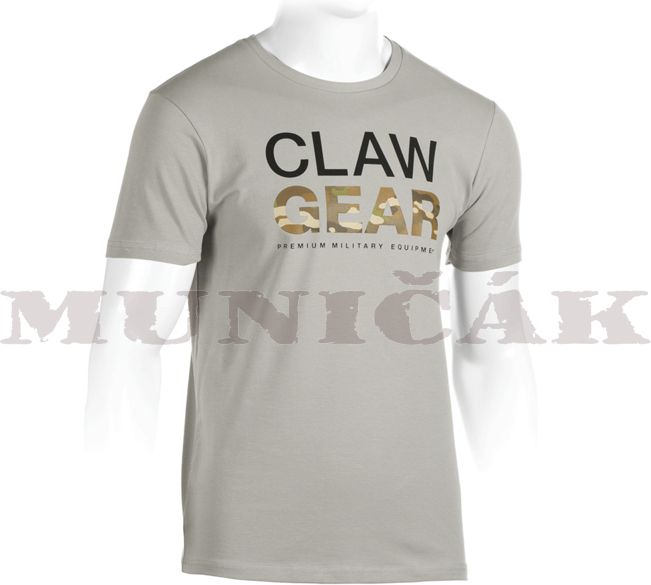 ClawGear Tričko MC Tee - Light Grey (22586)