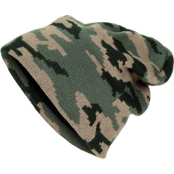 MFH Čiapka Beanie - woodland (10931T)