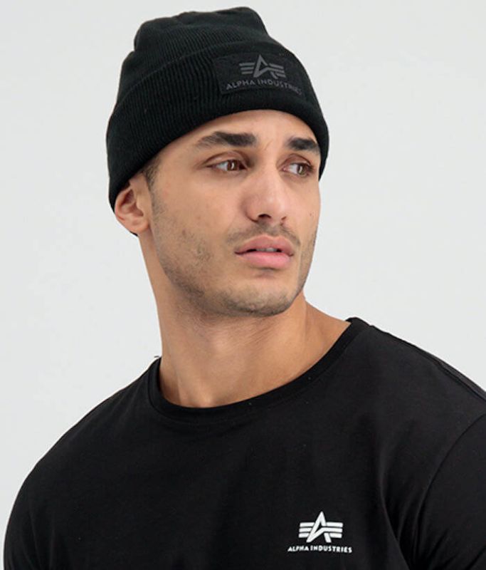 ALPHA INDUSTRIES Čiapka VLC Beanie - čierna (118943/03)