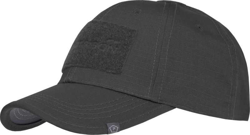 PENTAGON Baseball šiltovka s velcro panelmi, bavlna polyester - čierna (K13025-R)