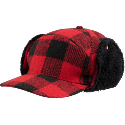 BRANDIT Čiapka Lumberjack Winter - červeno/čierna (7010)
