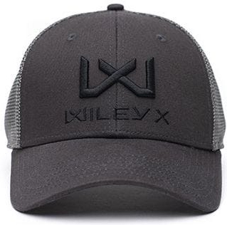 WILEY X Šiltovka Trucker Cap - dark grey / black logo