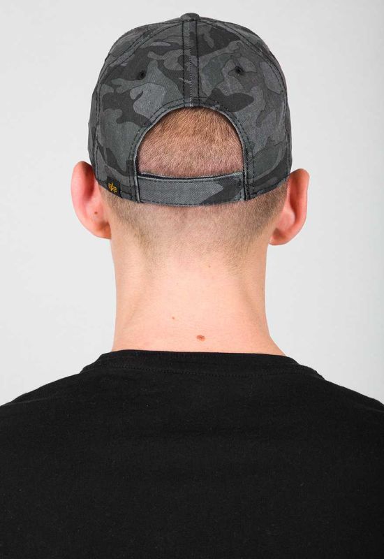 ALPHA INDUSTRIES Šiltovka VLC Cap Camo - black camo (168903C/125)