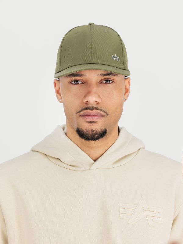 ALPHA INDUSTRIES Šiltovka Metal Label - dark olive (156905/142)