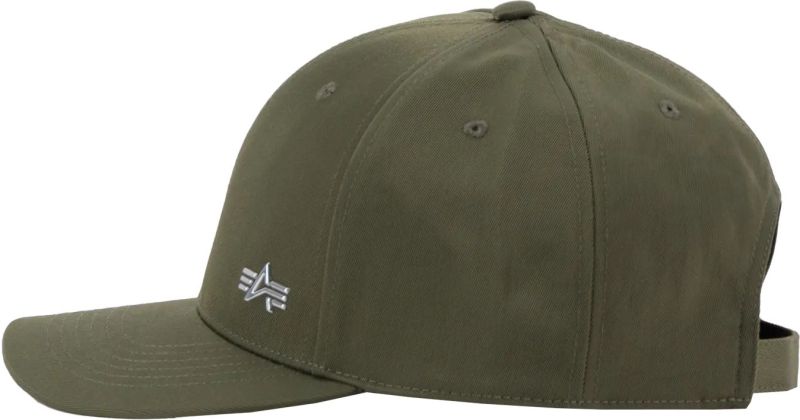 ALPHA INDUSTRIES Šiltovka Metal Label - dark olive (156905/142)