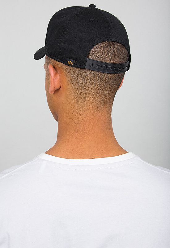ALPHA INDUSTRIES Šiltovka Alpha Cap - čierna (126912/03)