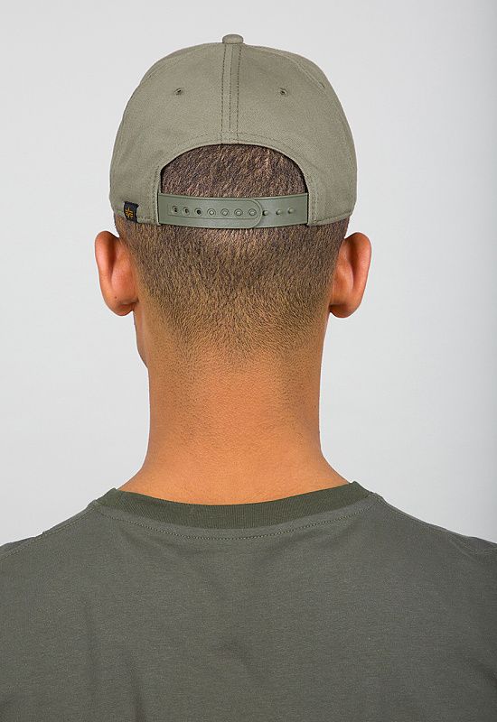 ALPHA INDUSTRIES Šiltovka Alpha Cap - tmavo zelená (126912/257)