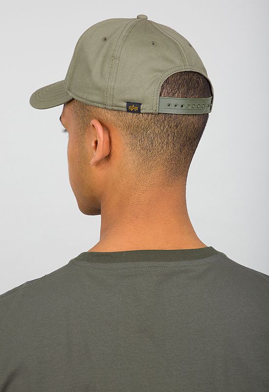 ALPHA INDUSTRIES Šiltovka Alpha Cap - tmavo zelená (126912/257)