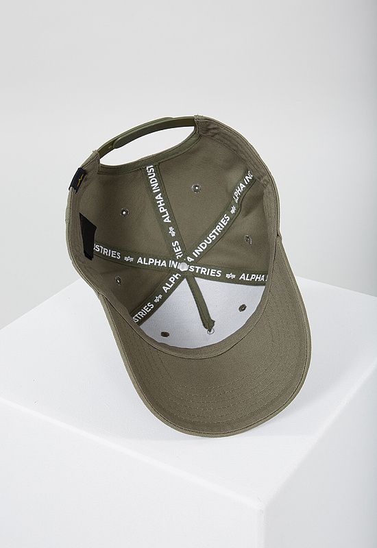 ALPHA INDUSTRIES Šiltovka Alpha Cap - tmavo zelená (126912/257)