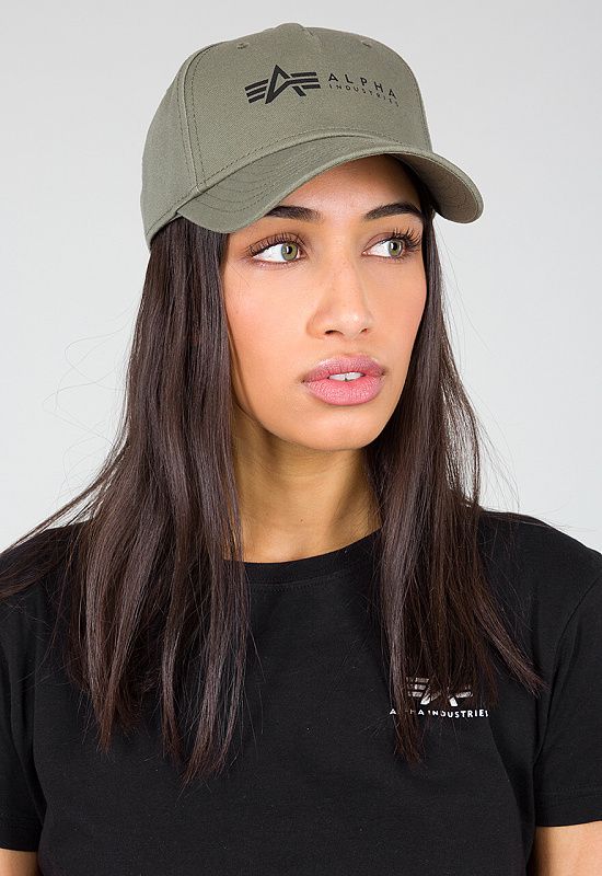 ALPHA INDUSTRIES Šiltovka Alpha Cap - tmavo zelená (126912/257)