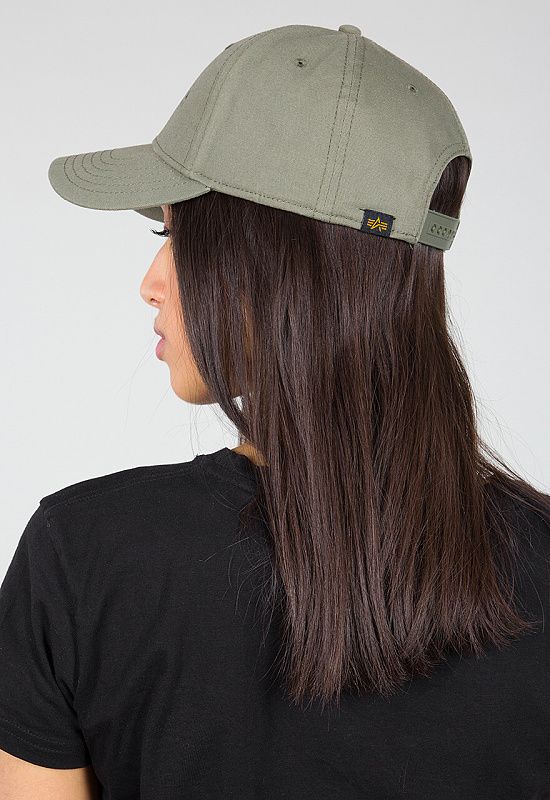 ALPHA INDUSTRIES Šiltovka Alpha Cap - tmavo zelená (126912/257)