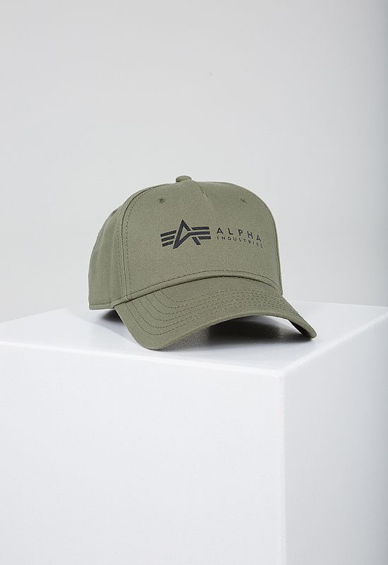 ALPHA INDUSTRIES Šiltovka Alpha Cap - tmavo zelená (126912/257)