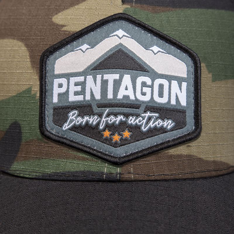 PENTAGON Baseball šiltovka ERA "Born for action" - woodland (K13048-BA)