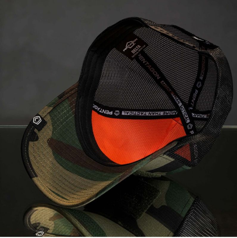 PENTAGON Baseball šiltovka Delta Tactical - woodland (K13069)
