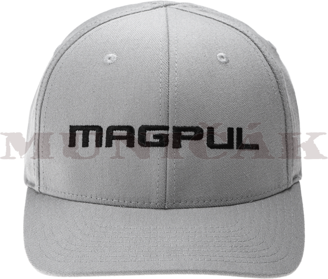 MAGPUL Šiltovka Wordmark Stretch Fit - grey (40891)