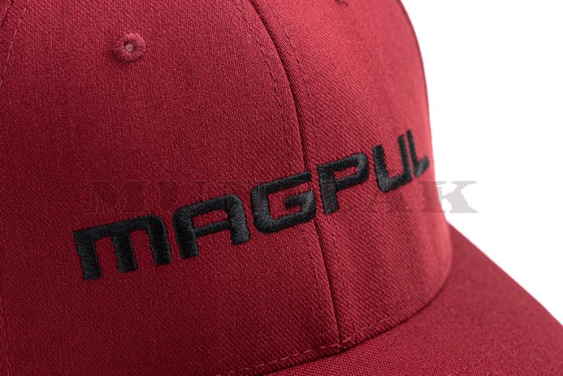 MAGPUL Šiltovka Wordmark Stretch Fit - red (40897)