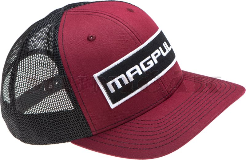 MAGPUL Šiltovka Wordmark Patch Trucker - red (40902)