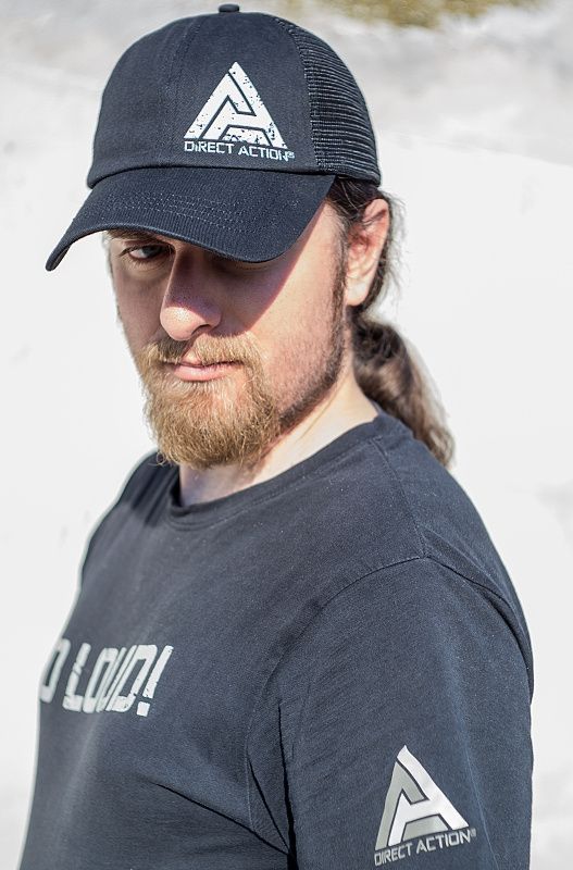 DIRECT ACTION Baseball šiltovka DA Feed - čierna (CP-DAFC-CTN-BLK)