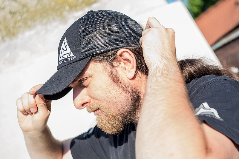 DIRECT ACTION Baseball šiltovka DA Feed - čierna (CP-DAFC-CTN-BLK)