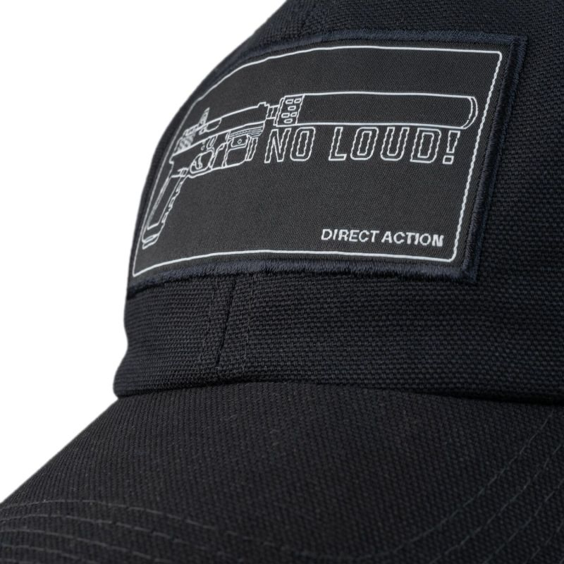 DIRECT ACTION Baseball šiltovka NO LOUD! - black (CP-DANL-CTN-BLK)