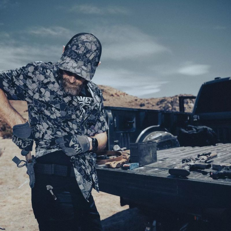 HELIKON Baseball šiltovka Hawaiian Trucker Cap - pacific (CZ-HTR-SP-1L)