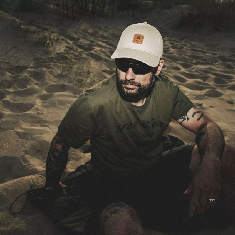 HELIKON Baseball šiltovka Bushcraft Patch Cap - khaki (CZ-BCP-CO-13)