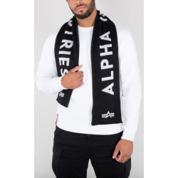 ALPHA INDUSTRIES Šál Scarf - čierny (188908/03-ohne)