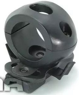 FMA Montáž na prilbu pre svetlá (25mm) - black