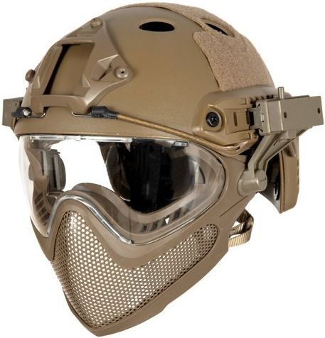 ULTIMATE TACTICAL Prilba FAST PJ Piloteer II - tan