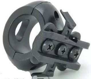 FMA Montáž na prilbu pre svetlá (25mm) - black