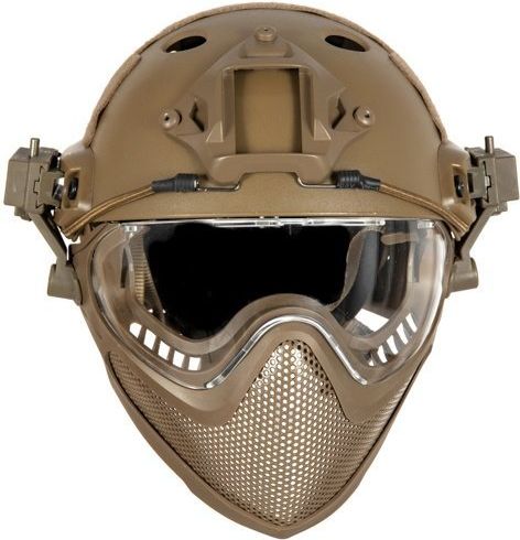 ULTIMATE TACTICAL Prilba FAST PJ Piloteer II - tan